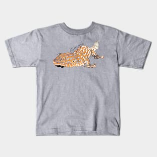 Tokay gecko with scientific name Kids T-Shirt
